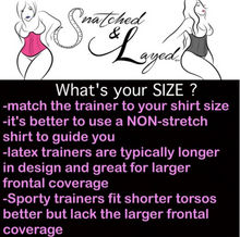 Load image into Gallery viewer, 3 HOOK LATEX AGGRESSIVE WAIST TRAINER